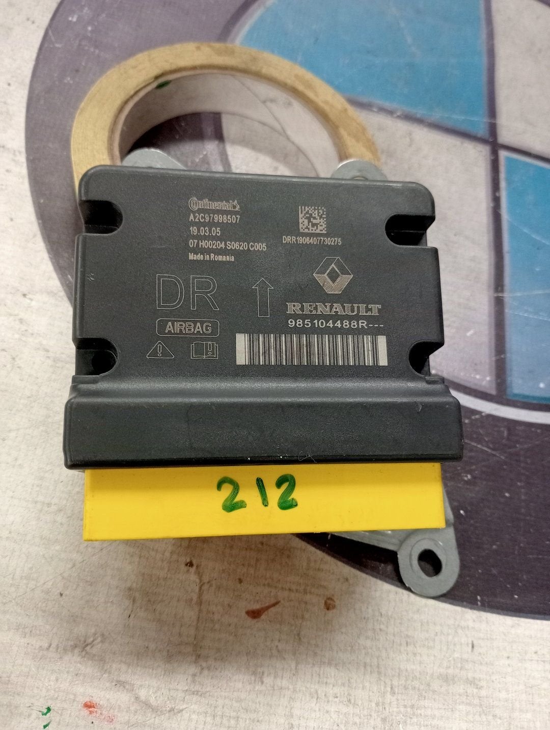 Renault Clio V (RJAB) Airbag module 985104488R, Gebruikt, -, Renault, -