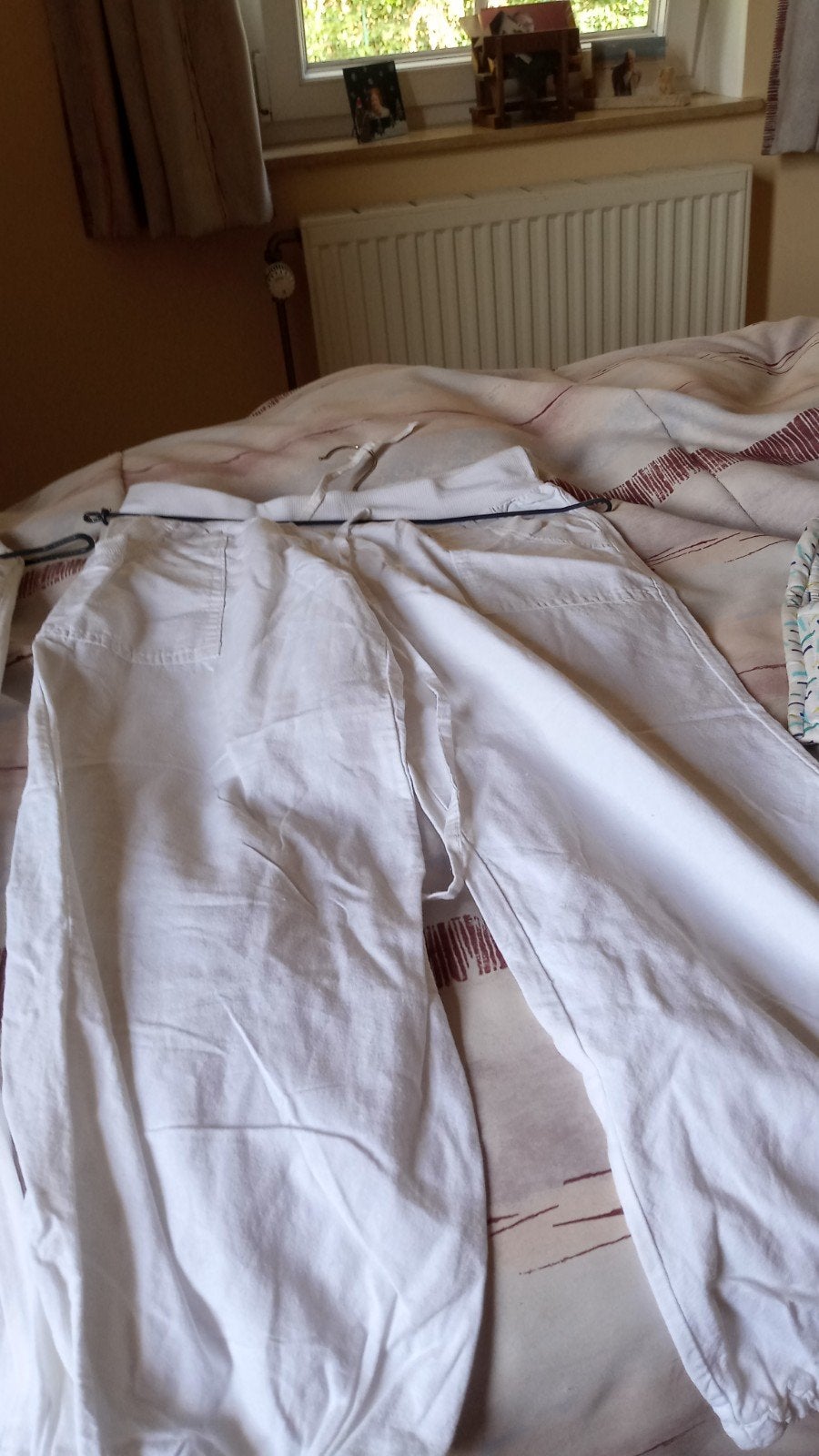 av 2 pantacours en Coton blanc taille L fabriqué Italie, Vêtements | Femmes, Taille 42/44 (L), Pas de marque, Enlèvement ou Envoi