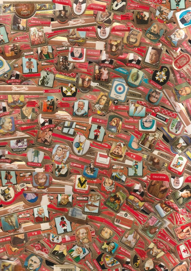 lot de 1000 pièces d'anciens bracelets à cigares de Varia,, Collections, Envoi, Comme neuf, Bagues de cigare