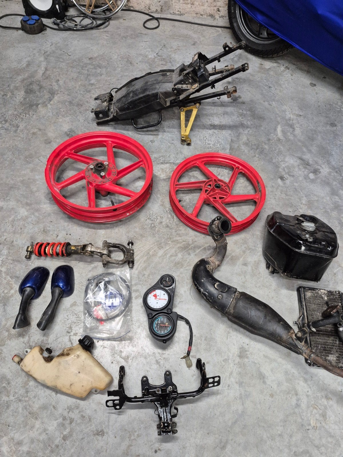 honda nsr 125 jc20 onderdelen, Ophalen