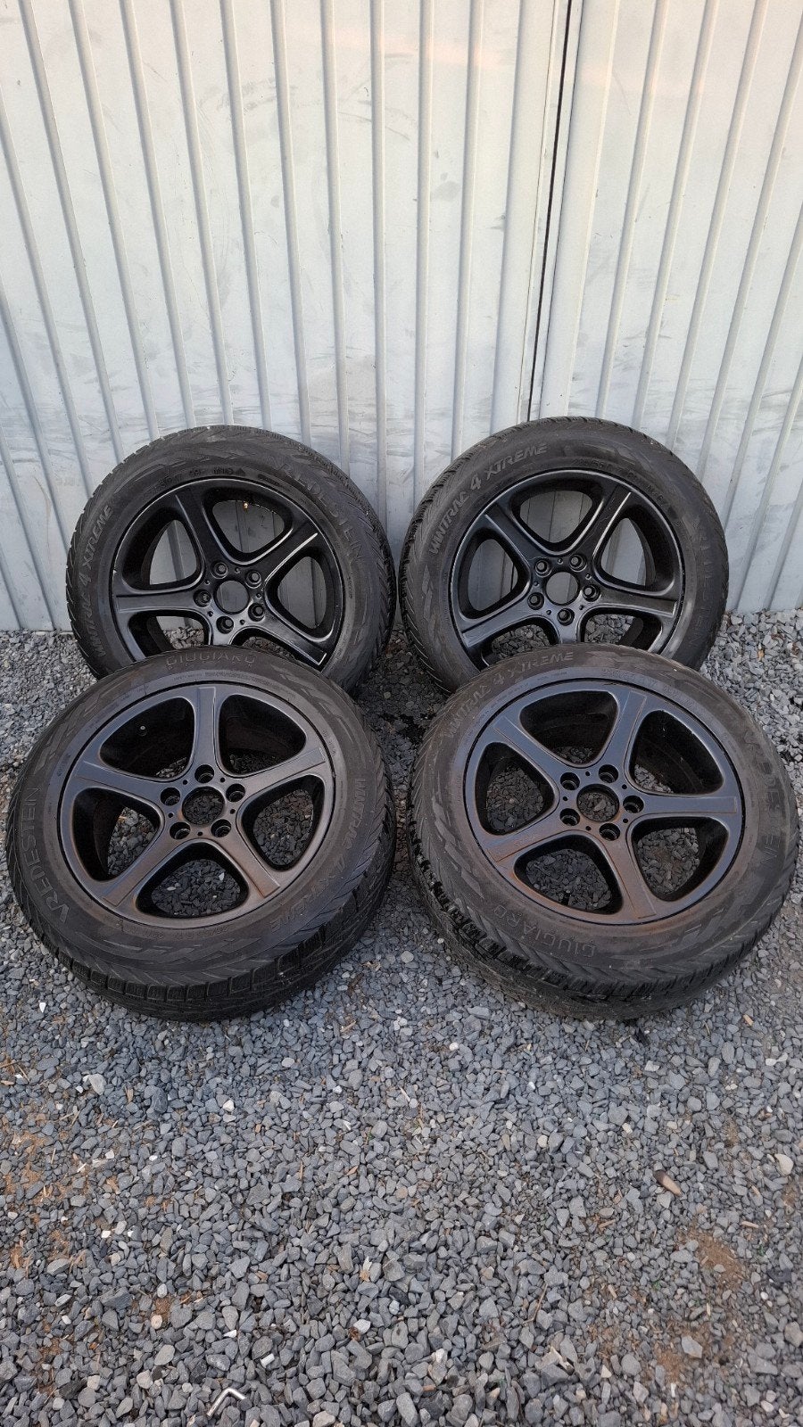 5X120 BMW VELGEN OEM LOOK 235/55/R17 MET GOEDE BANDEN, Enlèvement, Pneu(s)