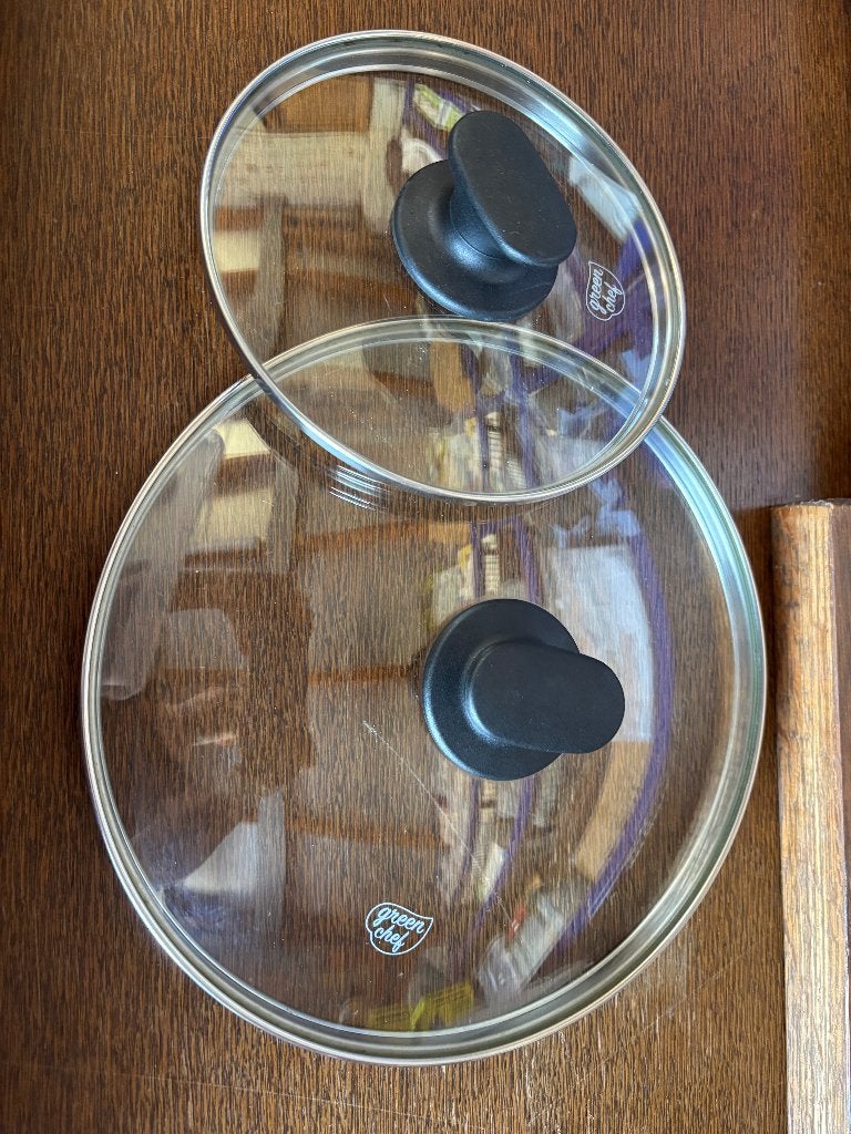 GreenChef Pure Pannenset, Ophalen, Gebruikt, Met handvatten, Aluminium