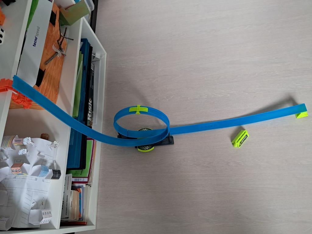 Loopingbaan, Ophalen