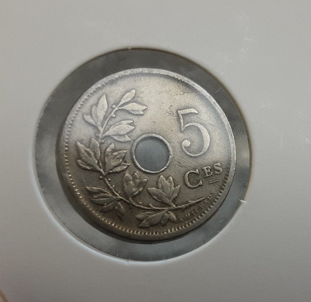 Belgique - 5 cents — 1905 Fr. (Référence 105)., Enlèvement ou Envoi, Métal, Monnaie en vrac