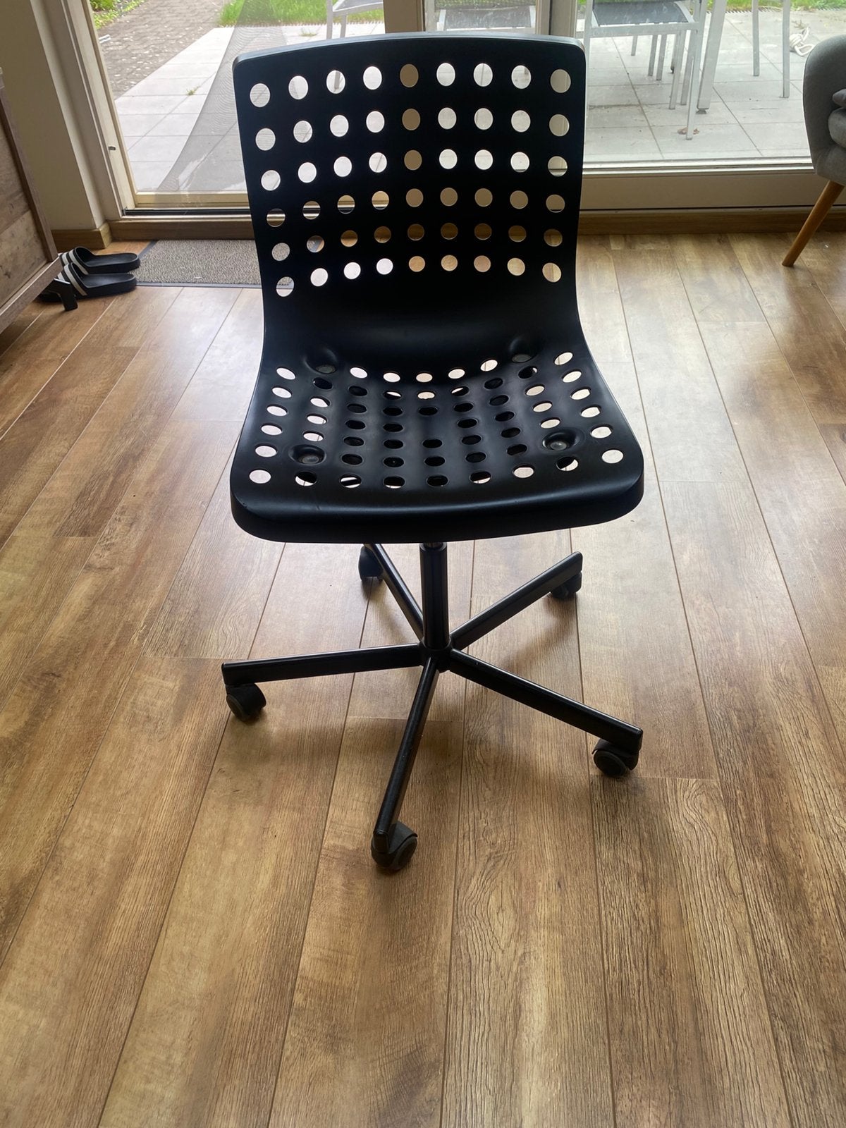 IKEA bureaustoel, Enlèvement, Utilisé, Noir, Chaise de bureau