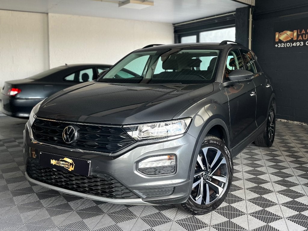 Volkswagen T-Roc 1.0TSI 1er Propriétaire Garantie 12 Mois, Argent ou Gris, Achat, Euro 6, https://public.car-pass.be/vhr/86b26305-be40-4bb8-a596-0e54f504cb98