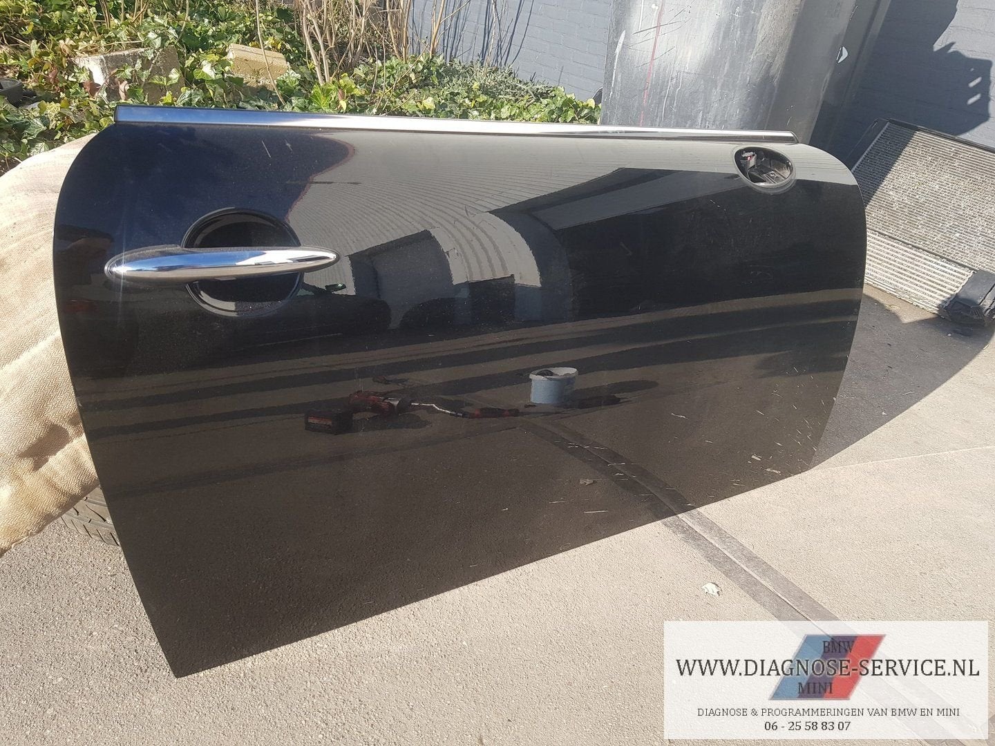 mini cooper R56 R57 portier rechts zwart, Ophalen, Gebruikt, -, Deur