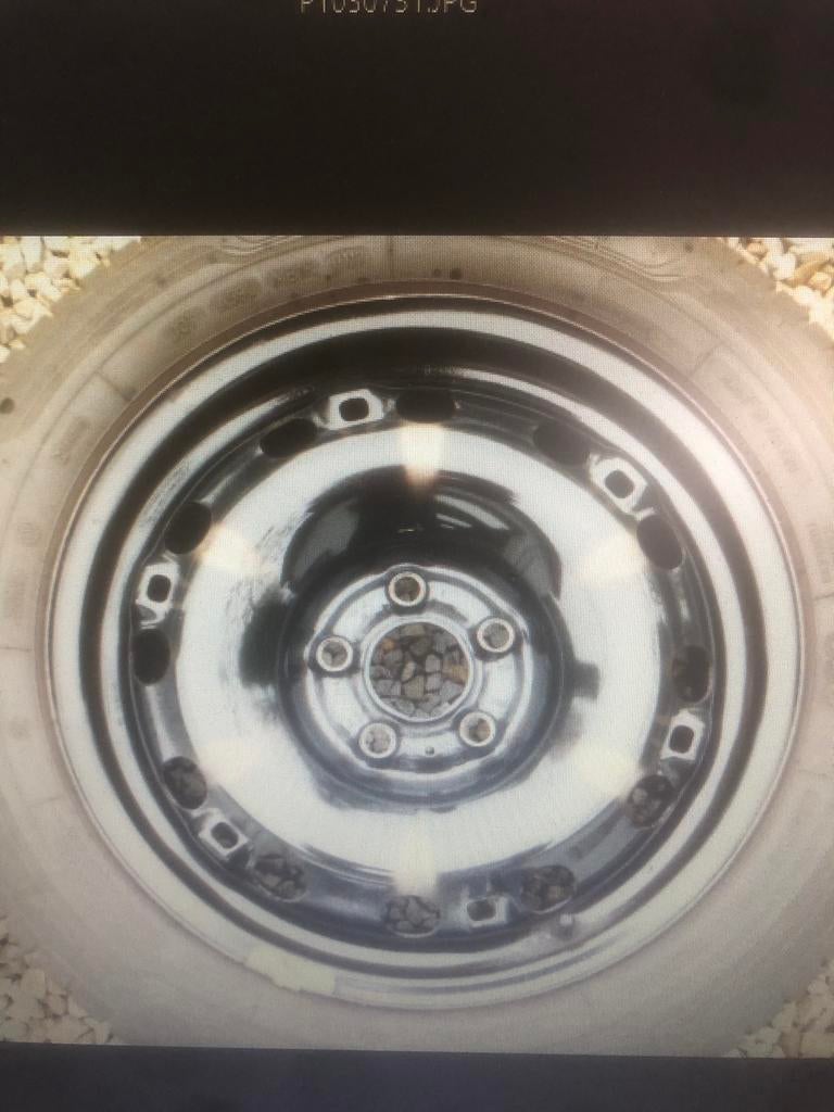 4 jantes VW POLO - roues 185/60 x 15, Ophalen, 15 inch, Banden en Velgen, 185 mm
