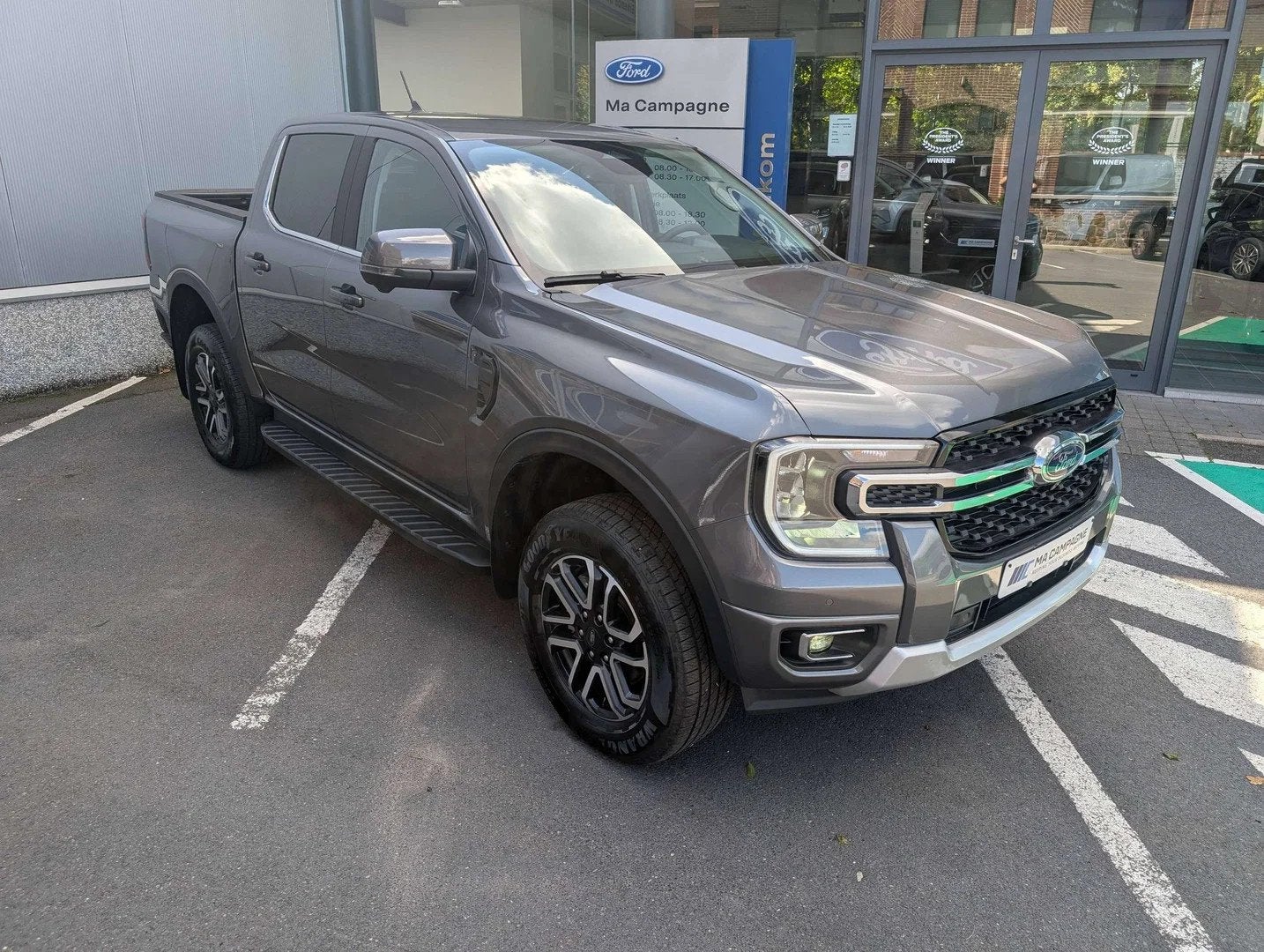 Ford Ranger DC Limited 2.0BiTurbo 205pk A10 automaat e-4WD, Cuir, Argent ou Gris, Achat, 4 portes