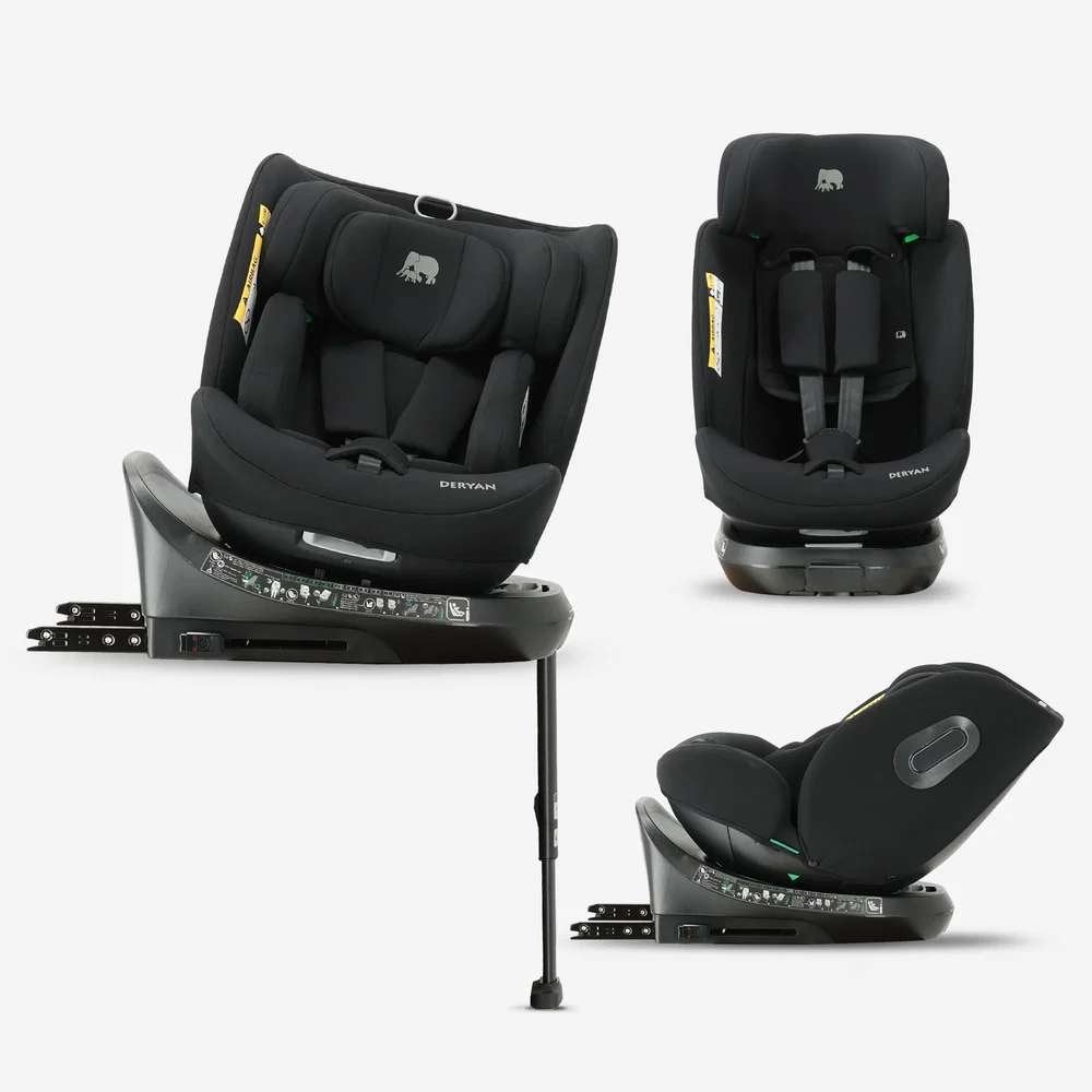 DERYAN Carly Luxe i-Size Autostoel 0-36 kg - ISOFIX - Zwart, Autres marques, Enlèvement ou Envoi, 0 à 18 kg, Comme neuf