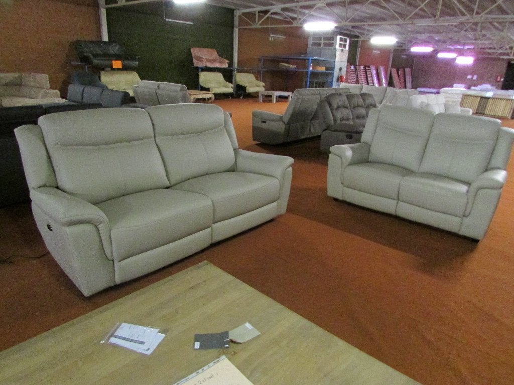 Nieuw salon 3ERER + 2 zit vast 100% leder 1960 euro., Enlèvement, Neuf, Cuir