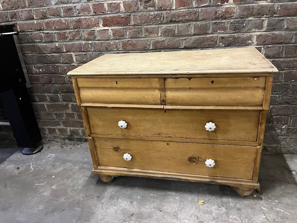 Houten kastje met lades, Ophalen, Gebruikt, 50 tot 100 cm, Landelijk