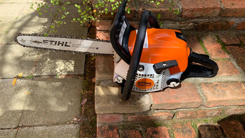 Stihl MS211, Tuin en Terras, Hand-tuingereedschap, Ophalen, Zo goed als nieuw