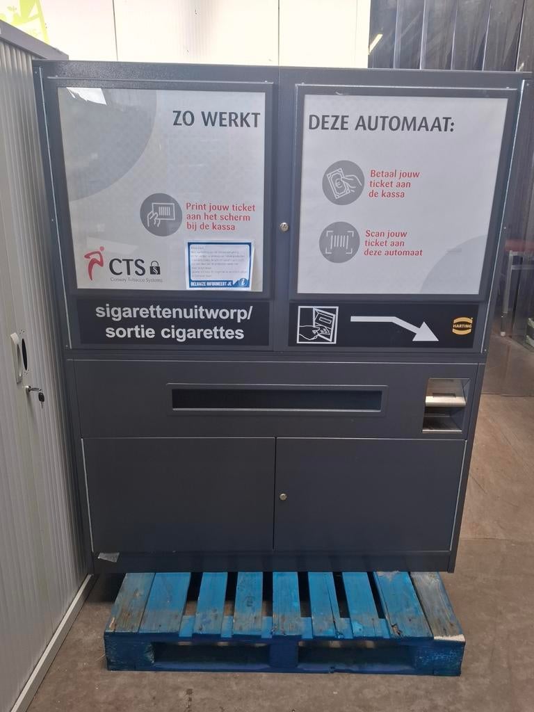 Sigaretten automaat, Ophalen