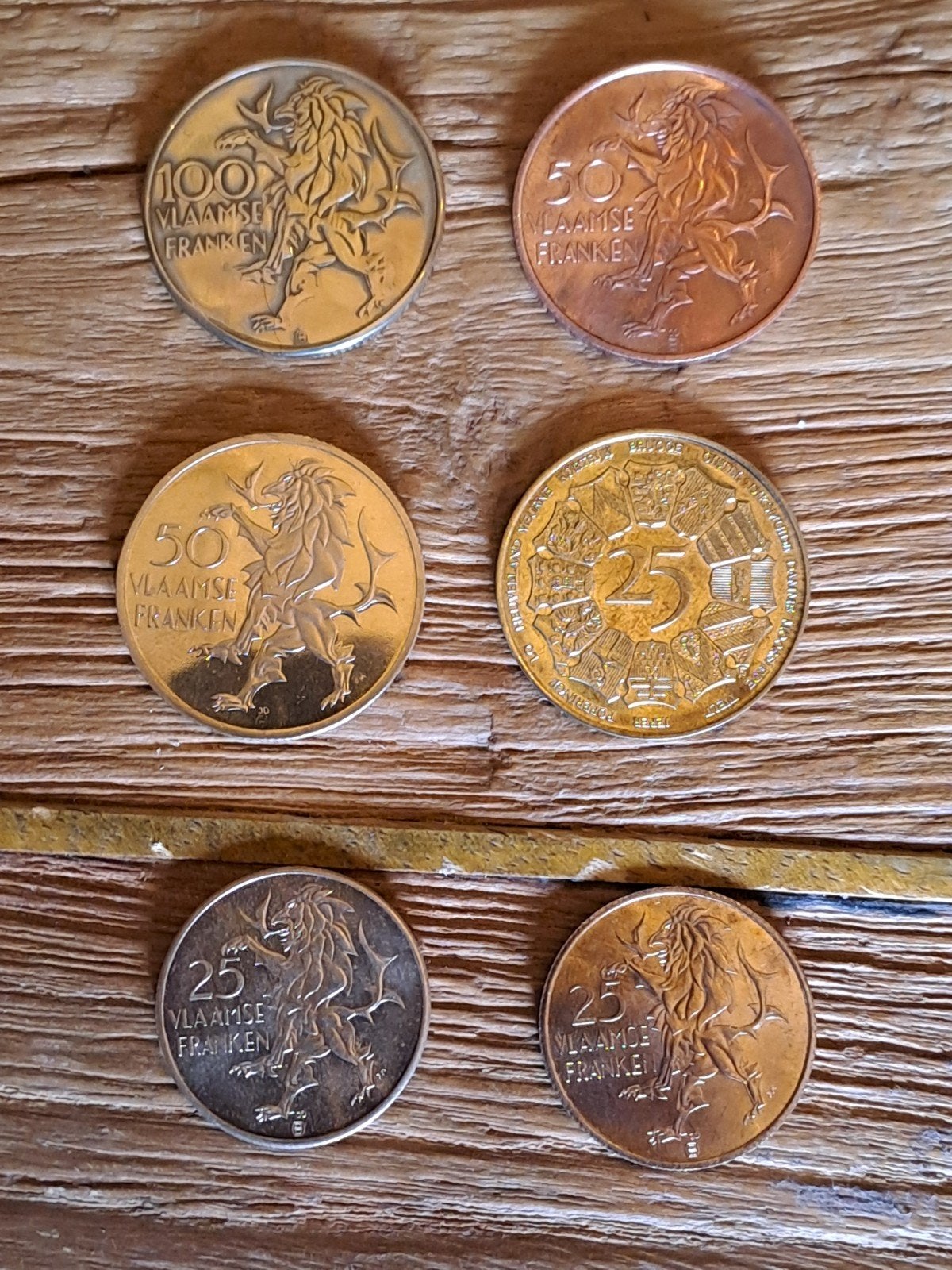 vlaamse franken, Ophalen of Verzenden, België, Setje