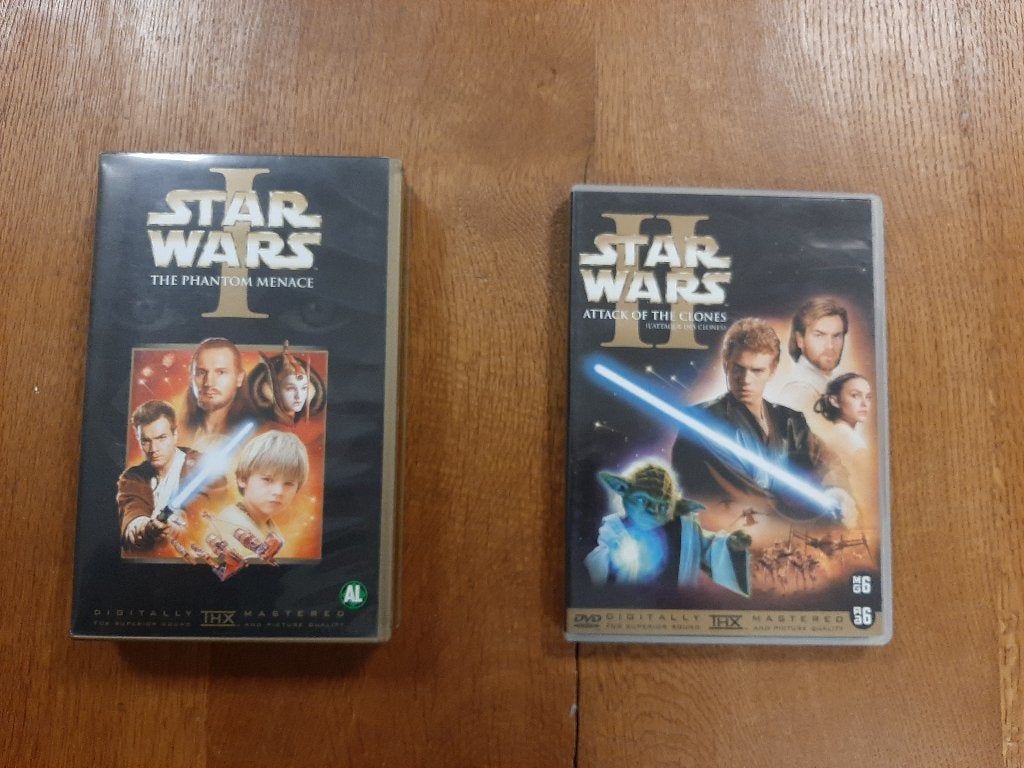 Star Wars : VHS Episode I + DVD Episode II, Enlèvement, Comme neuf, Autres types