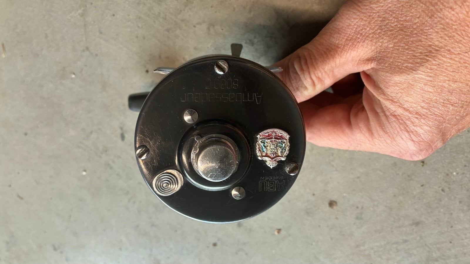 ABU Ambassadeur 5000C multiplier reel, Watersport en Boten, Ophalen, Gebruikt