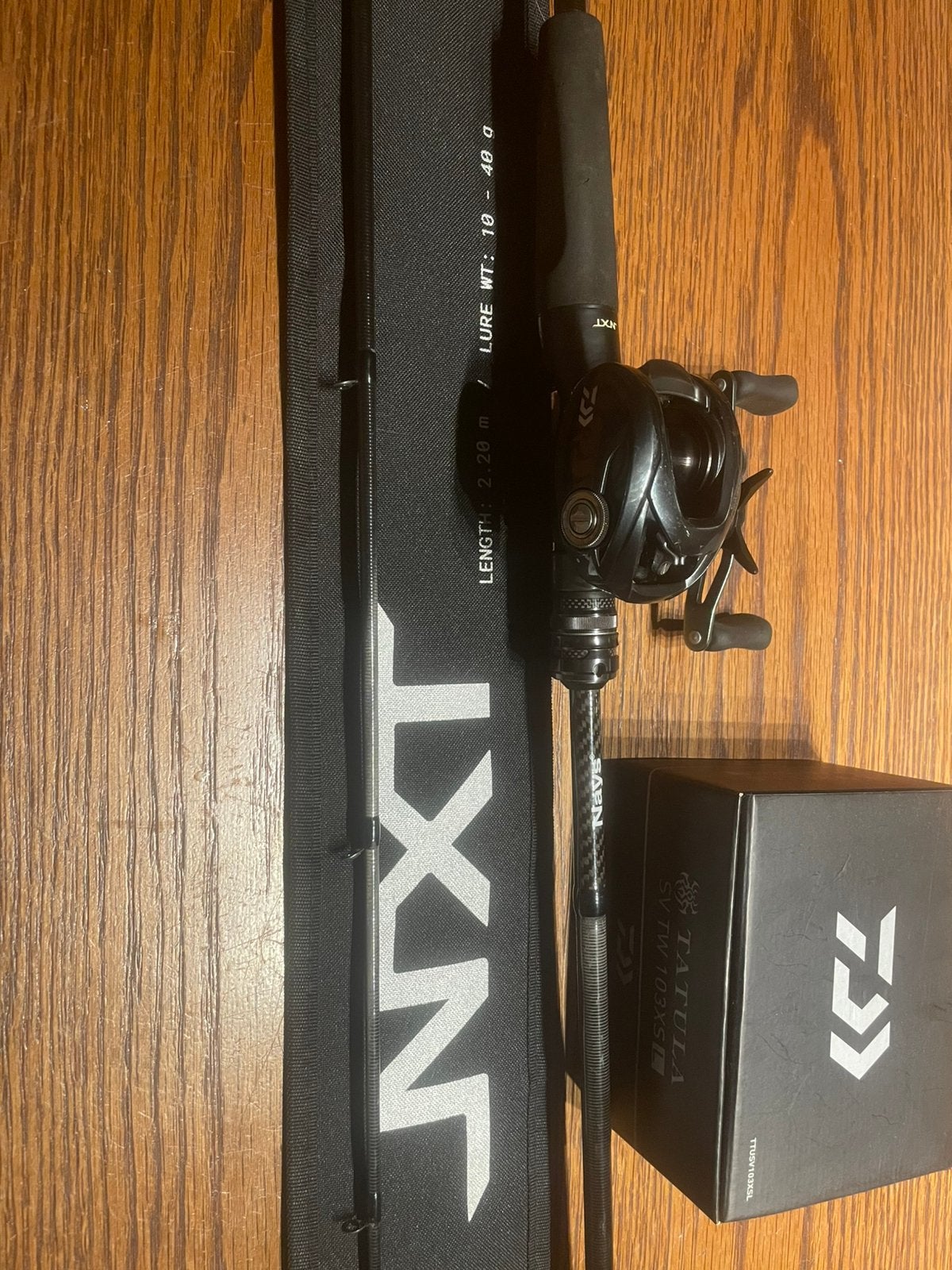 Baitcasting combinatie, Ophalen, Zo goed als nieuw