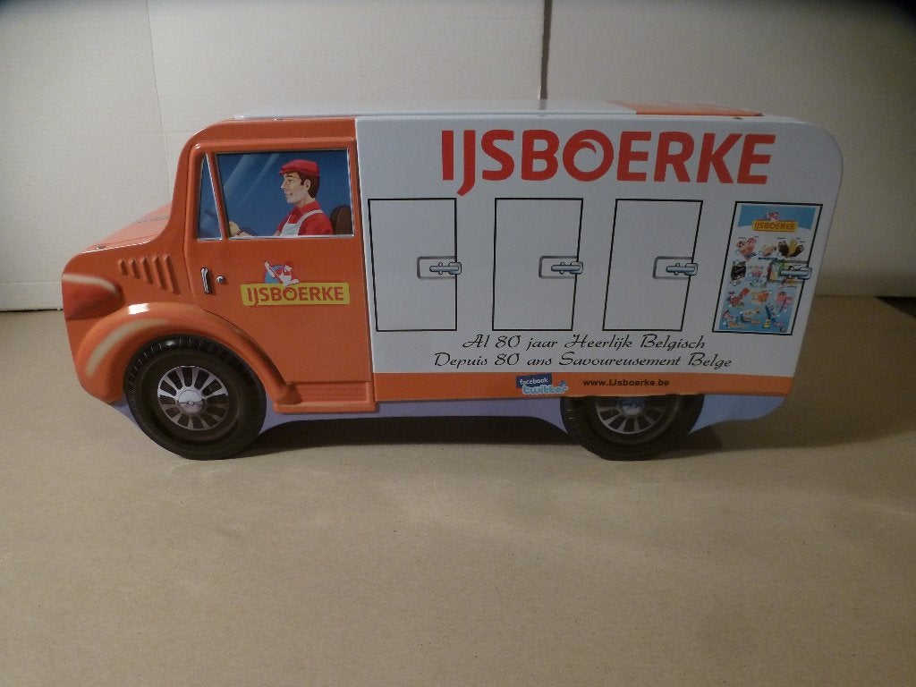 Le camion en tôle IJSBOERKE 80 ANS d'existence, Enlèvement ou Envoi, Comme neuf, Emballage