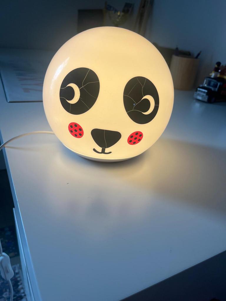 Lamp panda, Ophalen, Gebruikt