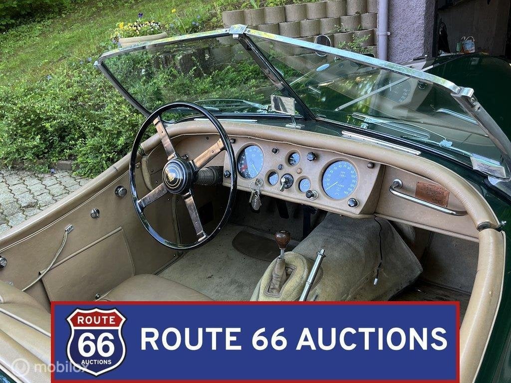 Jaguar XK140 | 1956 | Route 66 Auctions, Autos, Achat, Entreprise, Boîte manuelle, Autre carrosserie