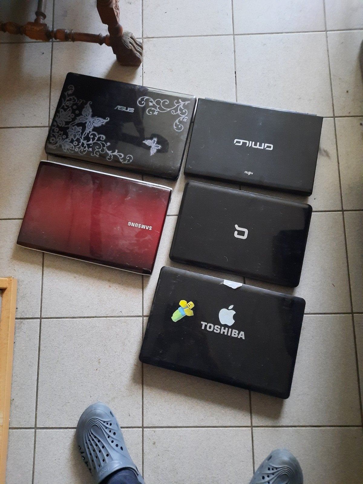 Lot laptops 5 stuks, Ophalen