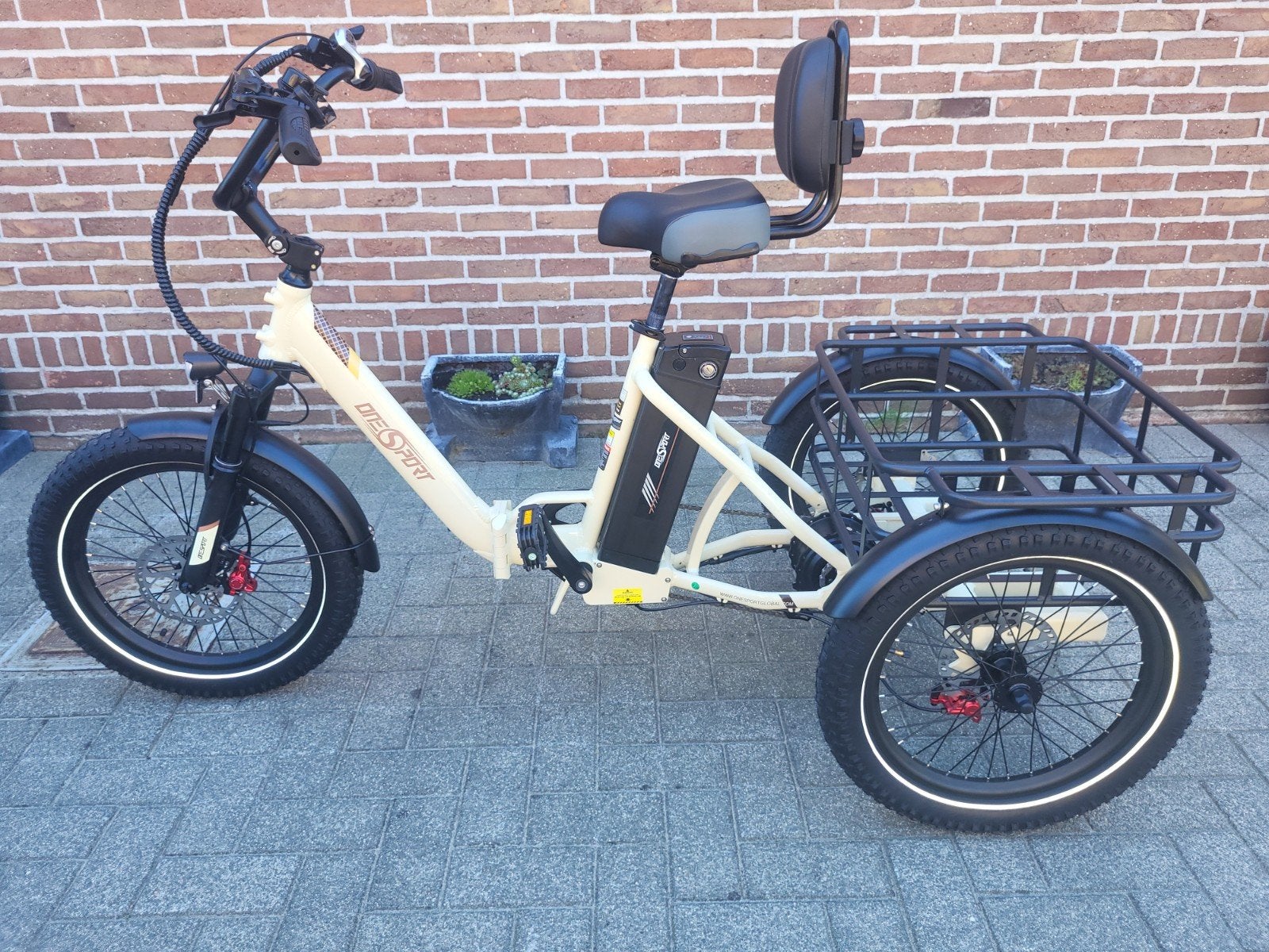Driewieler  electrische ondersteuning, Ophalen