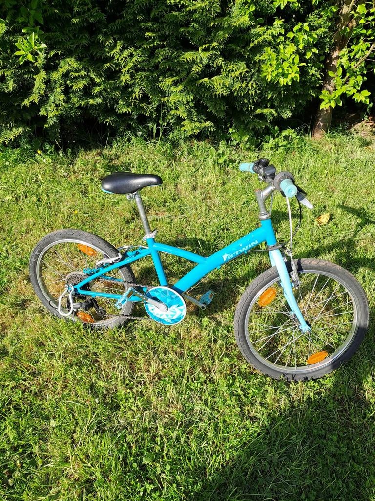 Velo enfant.vert/bleu turquoise., Vélos & Vélomoteurs, Enlèvement, Utilisé, 16 à 20 pouces, B-Twin Decathlon