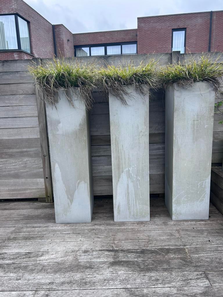 3 plantenbakken, Carré, Enlèvement, Utilisé, 60 cm ou plus