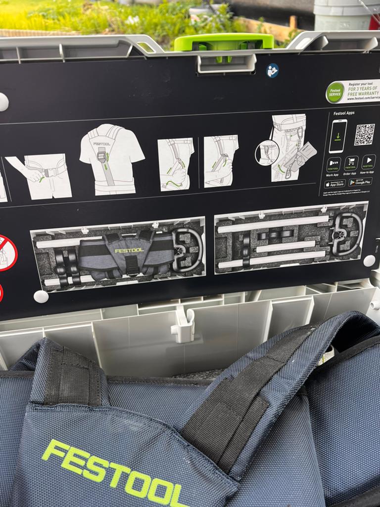 Harnais festool, Bricolage & Construction, Boîtes à outils, Enlèvement ou Envoi, Comme neuf