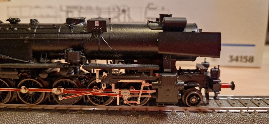 Märklin 34158 H0 Locomotive à Vapeur CFL 5603 Noire, Hobby & Loisirs créatifs, Enlèvement ou Envoi, Comme neuf, Locomotive, Märklin