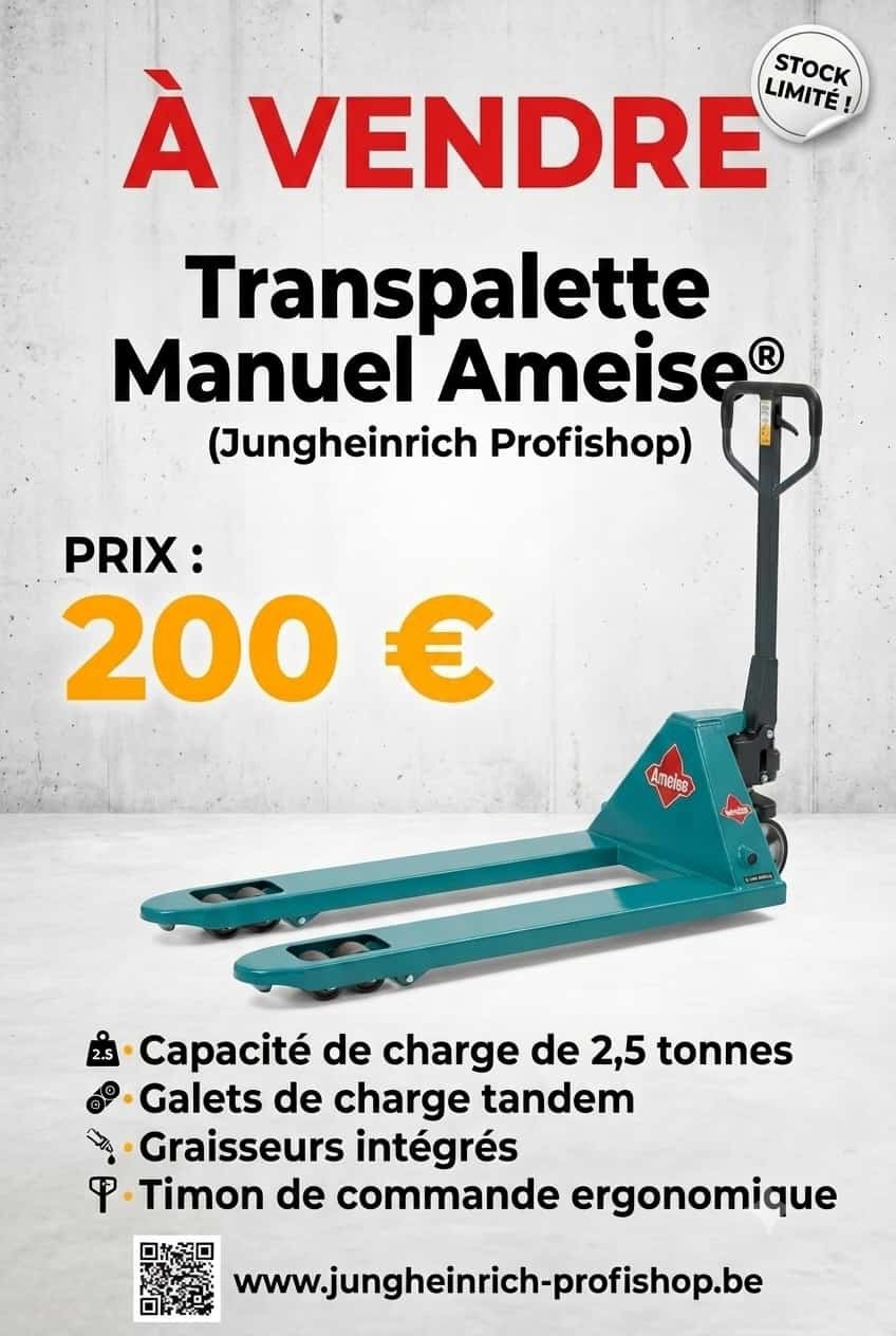 Transpalette manuel, Enlèvement ou Envoi