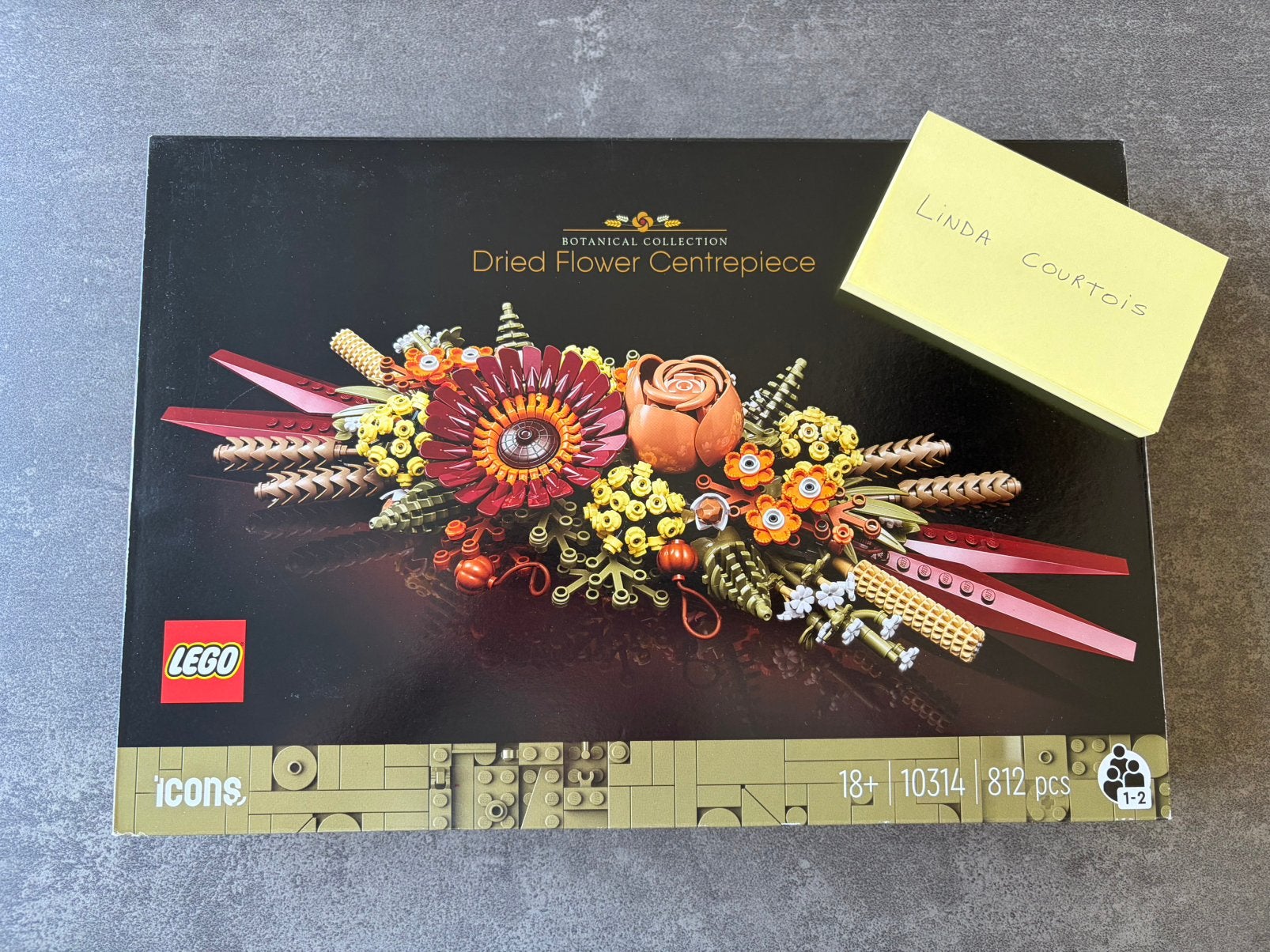 Lego Icons (10314) - Dried Flower Centrepiece, Ophalen, Lego, Zo goed als nieuw, Compleet