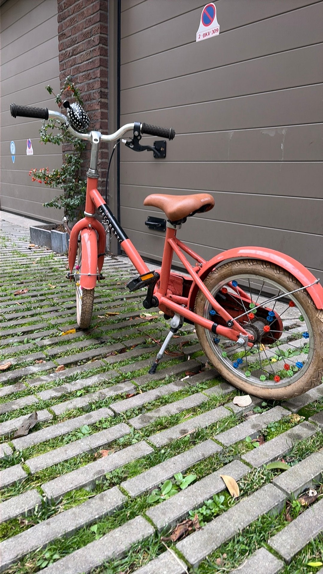 Veloretti kinderfiets, Vélos & Vélomoteurs, Enlèvement, Utilisé, Frein à rétropédalage, Moins de 16 pouces