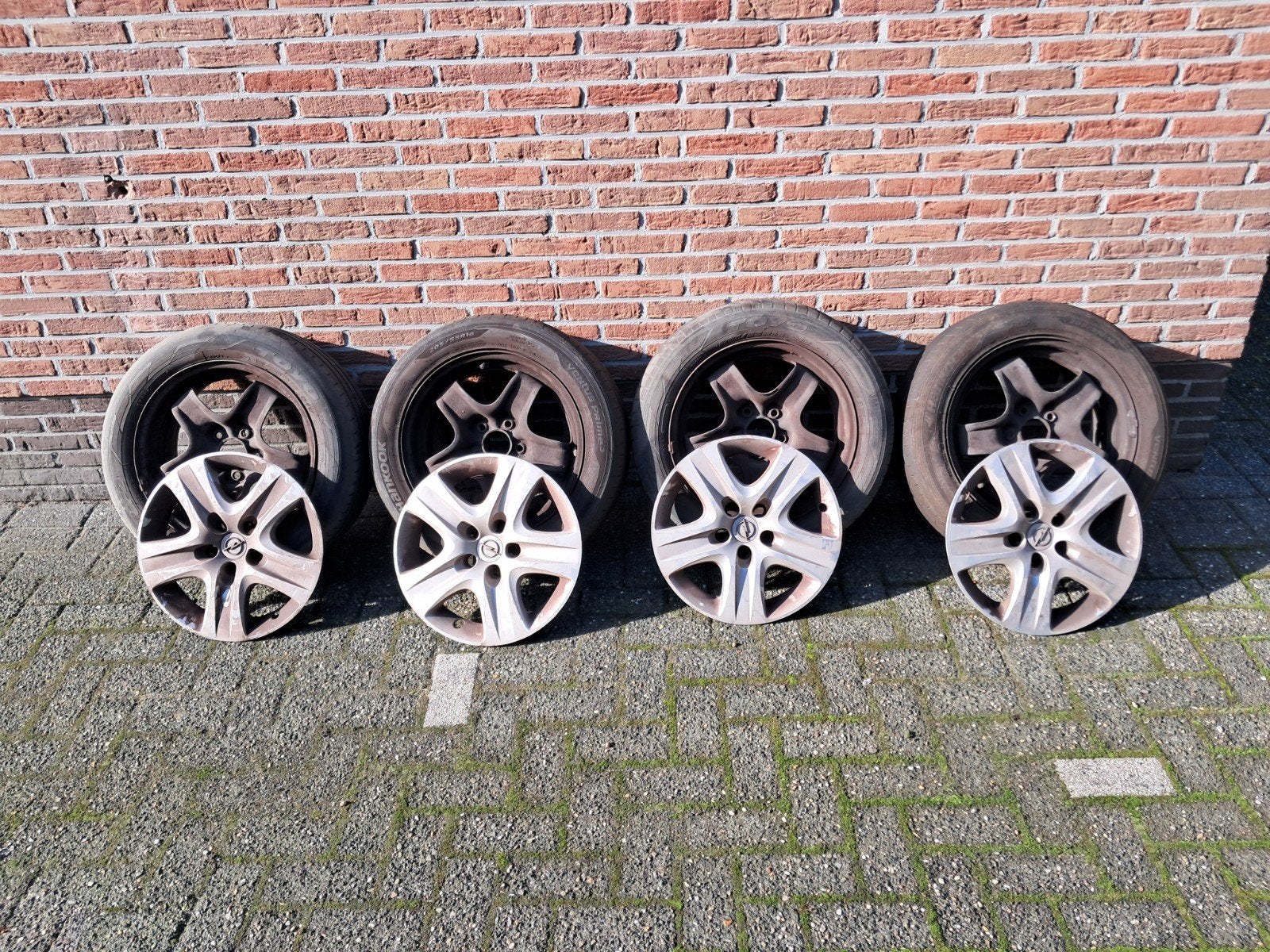stalen velgen Opel Astra H, Auto-onderdelen, Ophalen, Band(en)