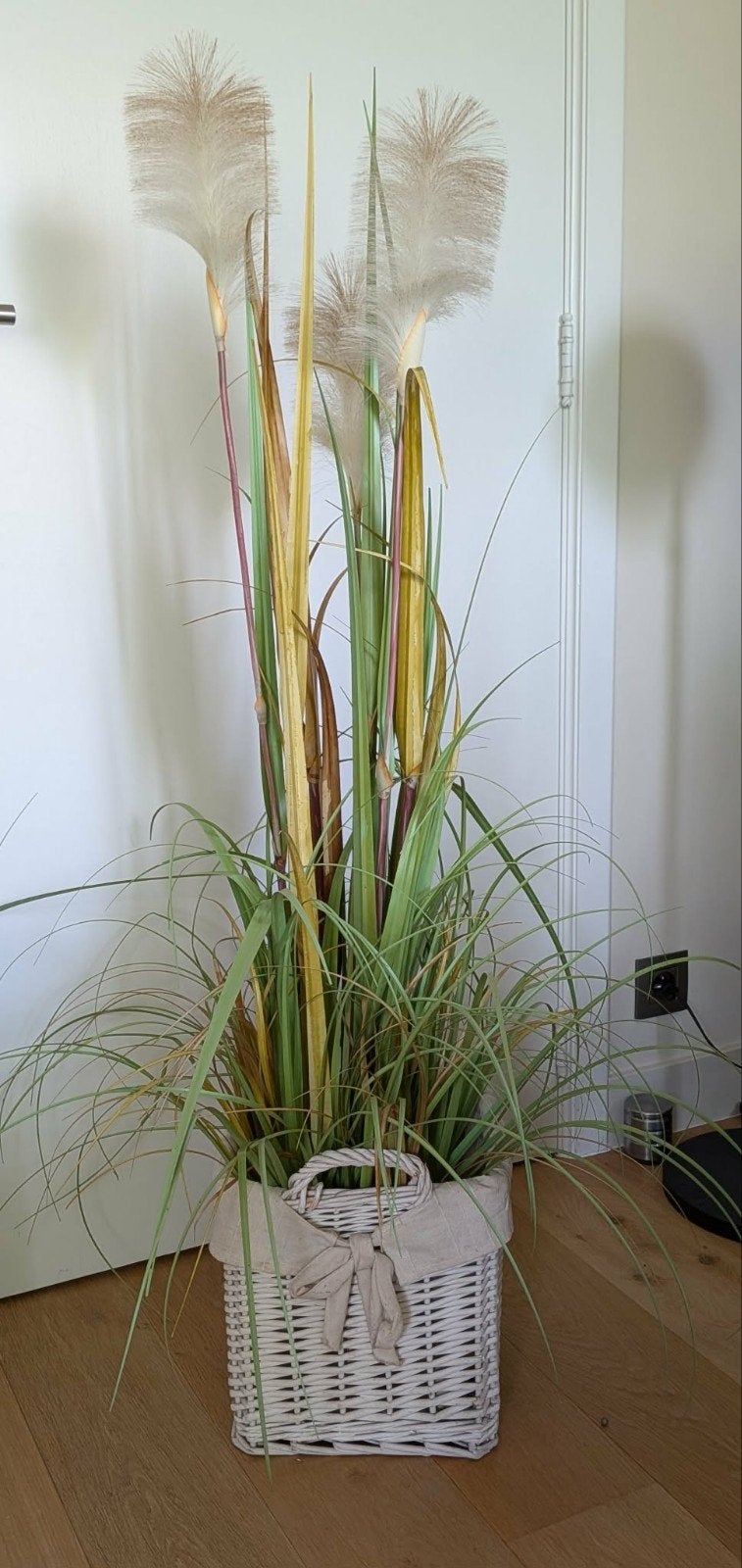 Herbe de pampa blanche - NOUVELLE plante artificielle, Maison & Meubles, Enlèvement, Blanc