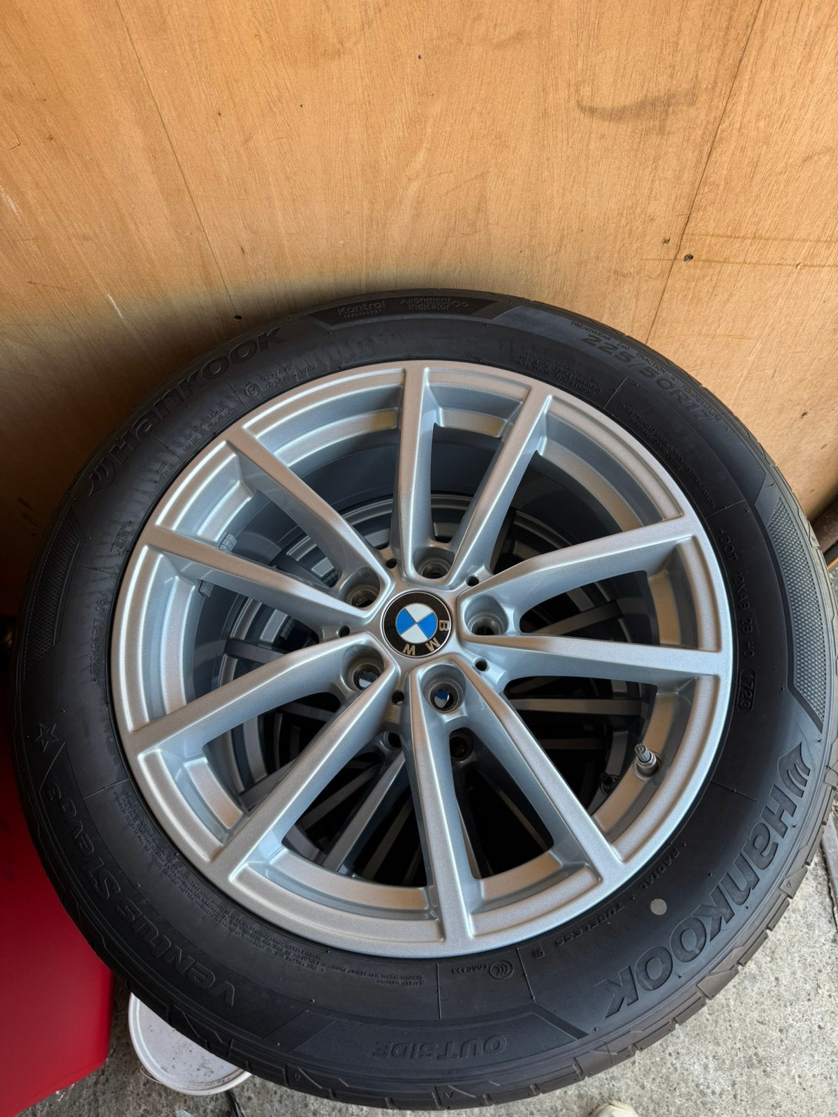 Velgen en banden 225/50/17 voor bmw, Auto-onderdelen, Banden en Velgen, Ophalen, 17 inch, Band(en)