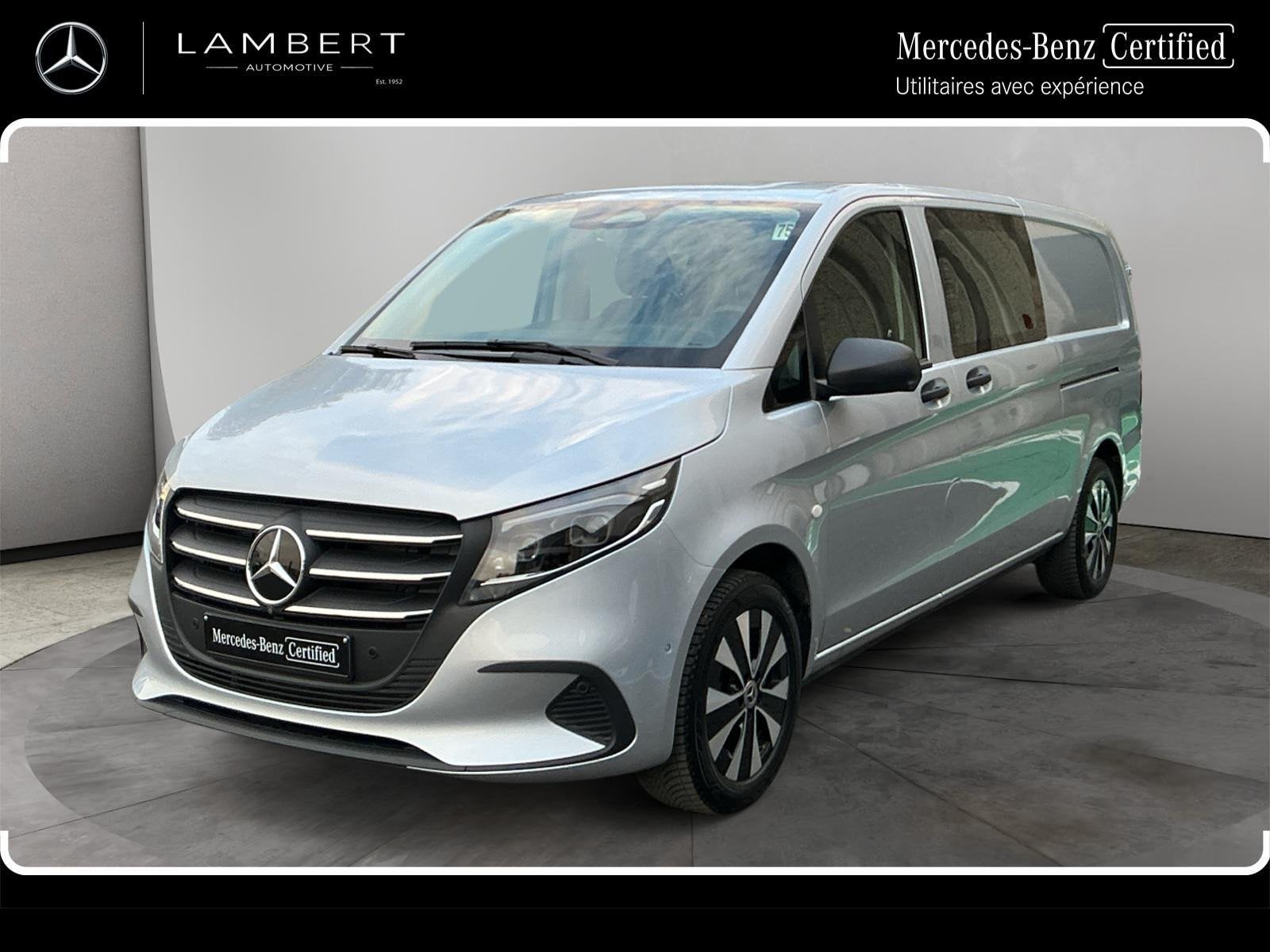Mercedes-Benz Vito 119 CDI L3 Select 9G-TRONIC, Autos, 4 portes, Entreprise, Noir, Mercedes-Benz