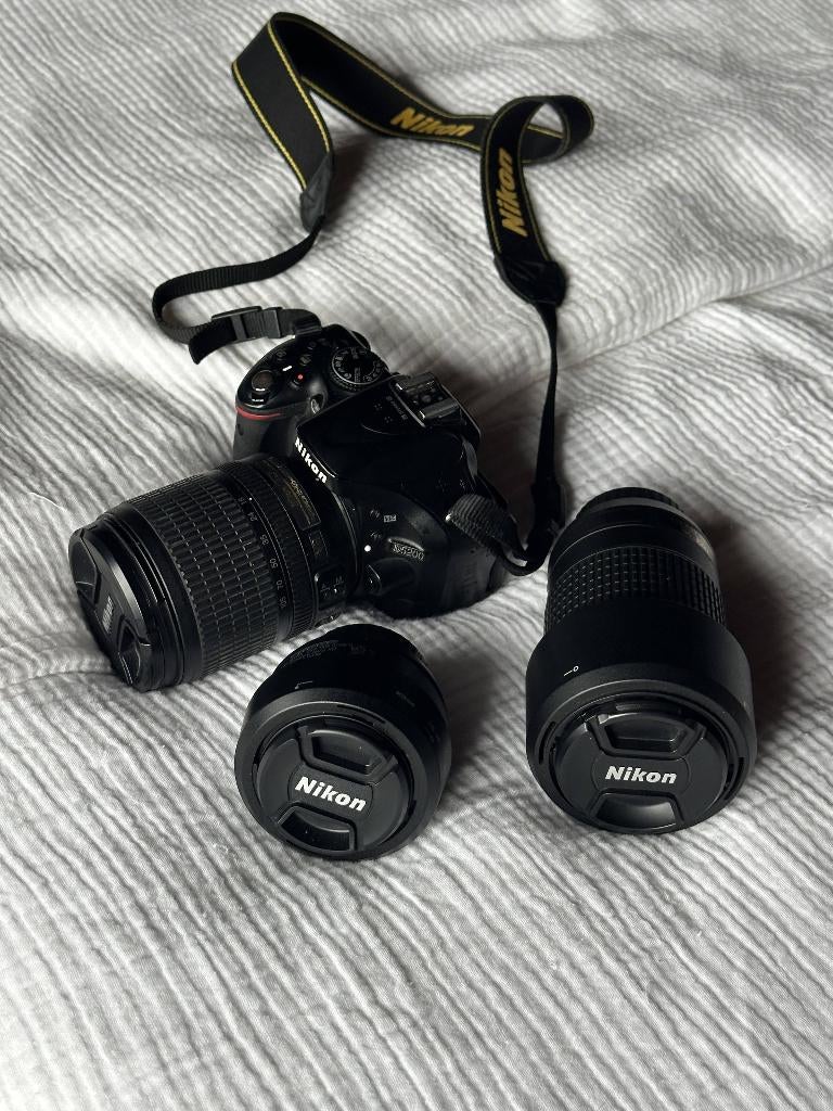 Nikon D5200 + 3 lenzen – complete set, Audio, Tv en Foto, Ophalen, Spiegelreflex, Zo goed als nieuw, 4 t/m 7 keer