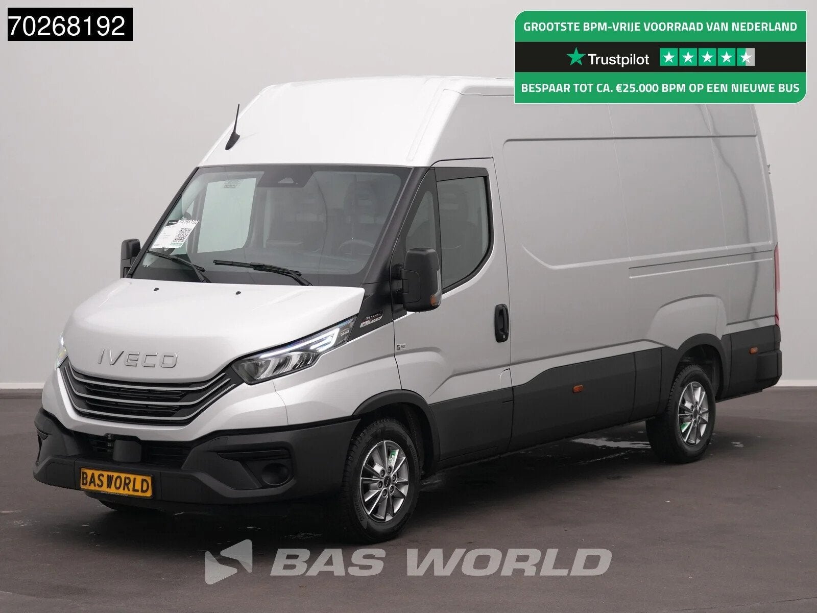 Iveco Daily 35S21 BPM VRIJ! 3.0L Automaat 210PK 3,5t Trekhaa, Stof, Euro 6, 4 cilinders, Iveco