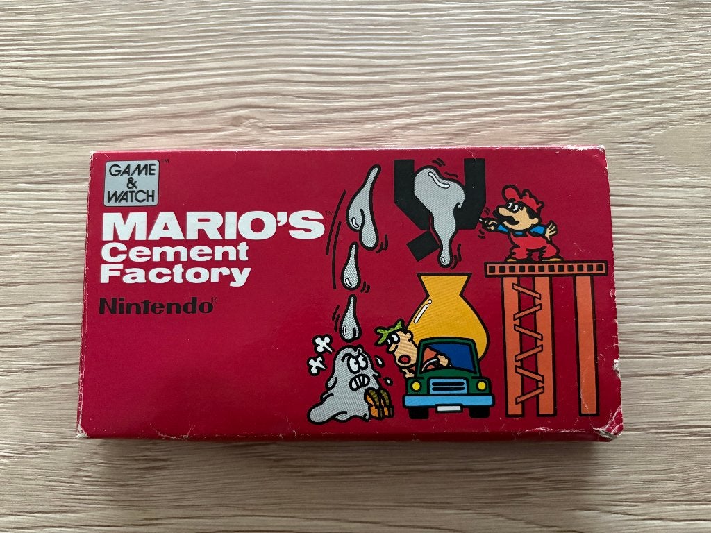 Mario's Cement Factory Nintendo Game & Watch 1983, Enlèvement ou Envoi, 1 joueur, Utilisé, À partir de 3 ans