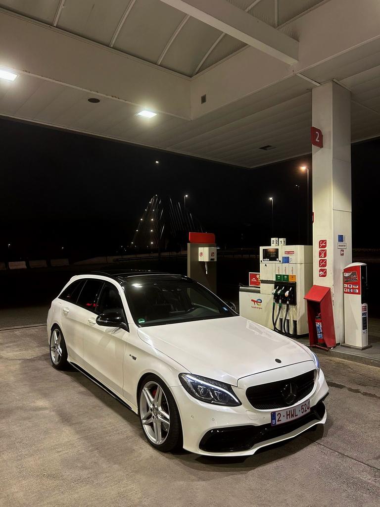 Mercedes c43 AMG, Auto's, Automaat, Wit, Break, Particulier