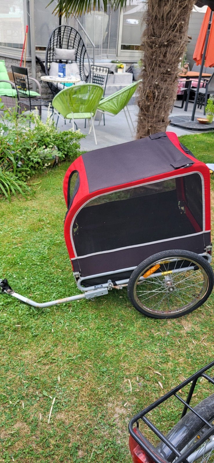 Transportaanhanger voor hondenfietsen, Fietsen en Brommers, Fietsaccessoires | Aanhangwagens en Karren, Ophalen