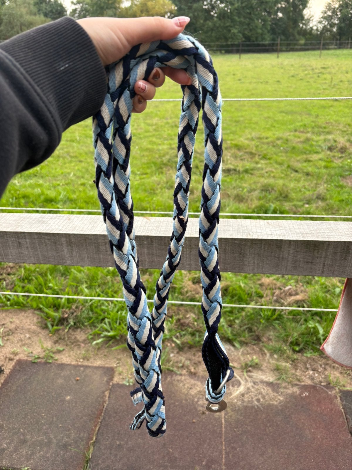 Halstertouw blauw/wit – NIEUW, Dieren en Toebehoren, Ophalen, Blauw