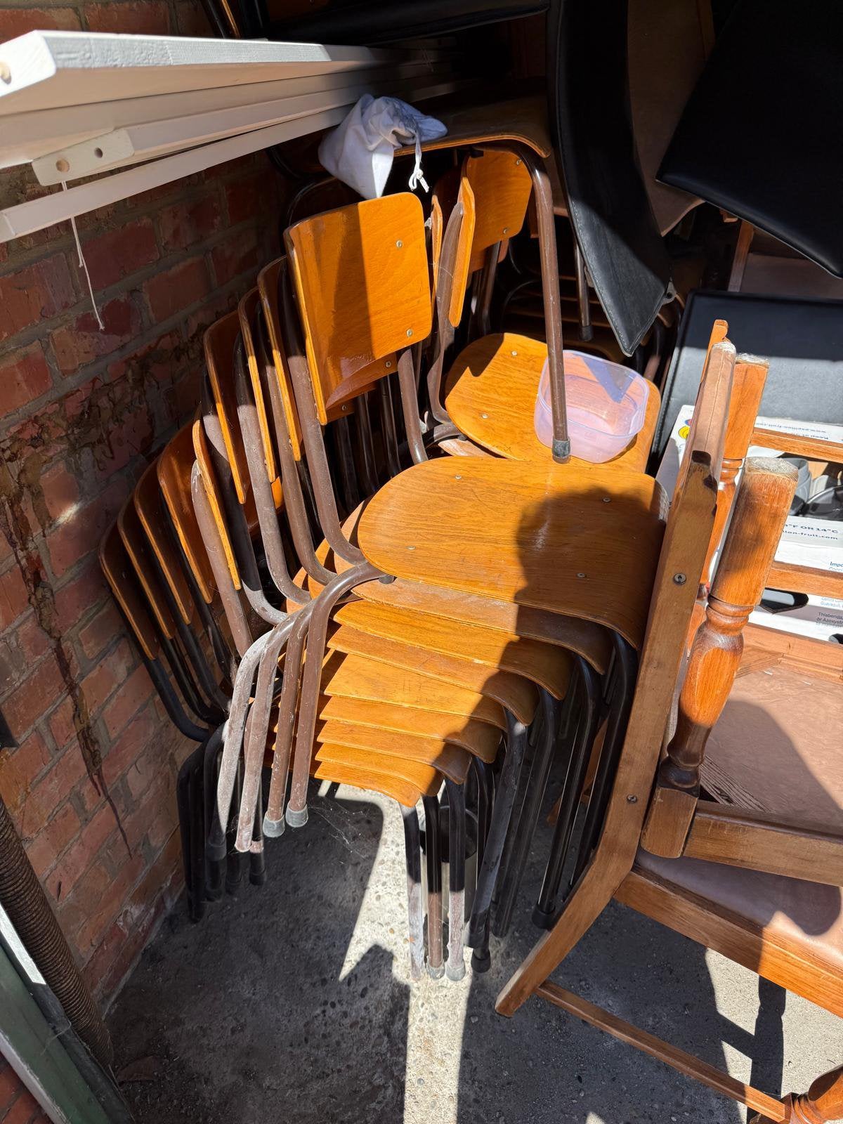 Houten stoelen, Enlèvement, Comme neuf