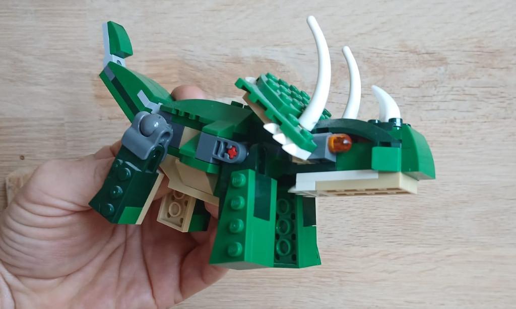 LEGO 3-in-1 - dinosaurussen — T-Rex + Triceratops + Pté, Compleet, Lego, Ophalen of Verzenden, Zo goed als nieuw