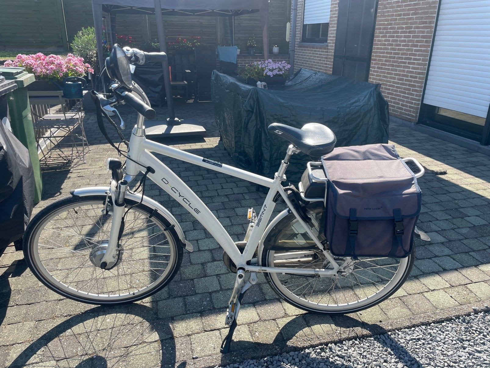 Electriche fiets, Fietsen en Brommers, Fietsen | Dames | Damesfietsen, Ophalen, Zo goed als nieuw