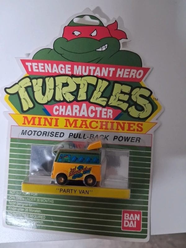 Voiture tortues ninja 1988 LIVRAISON GRATUITE, Ophalen, Zo goed als nieuw
