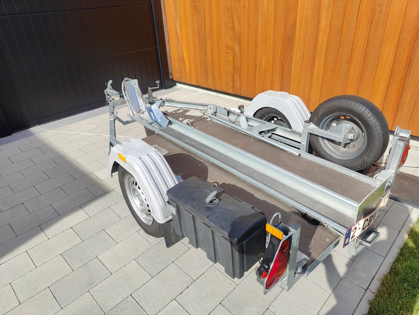 Motor aanhangwagen sogewalot, Ophalen, Zo goed als nieuw