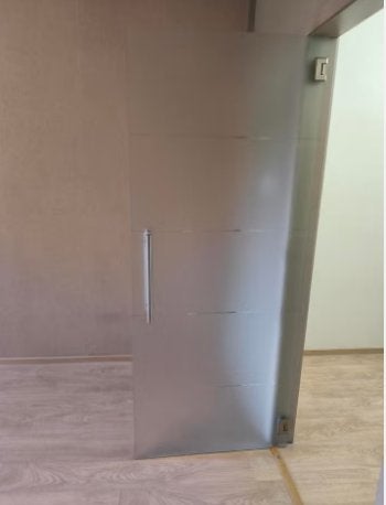 glazen deur, Doe-het-zelf en Bouw, Glas en Ramen, Ophalen, Gebruikt, 80 tot 120 cm, Overige typen